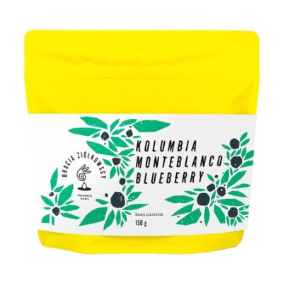 Bracia Ziółkowscy - kawa ziarnista Kolumbia Monteblanco Blueberry Anaerobic Washed Filter 150 g - zdjęcie 1