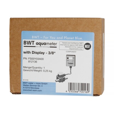 BWT Aquameter Bestmax - Przepływomierz z wyświetlaczem LCD - zdjęcie 3