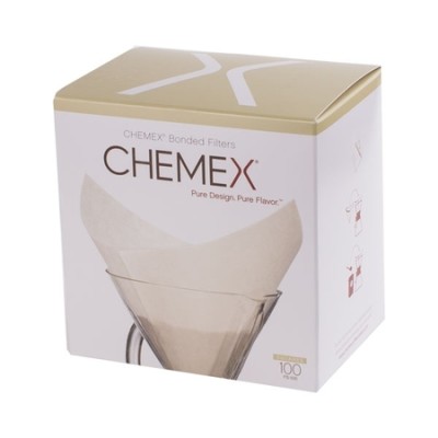 Chemex filtry papierowe kwadratowe - Białe - 6, 8, 10 filiżanek - zdjęcie 1