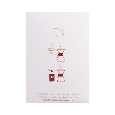 Chemex filtry papierowe okrągłe 6, 8, 10 filiżanek - zdjęcie 2