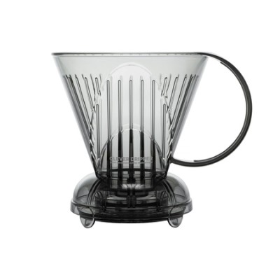 Clever Dripper - Zaparzacz L 500ml przezroczysty szary + 100 filtrów - zdjęcie 1