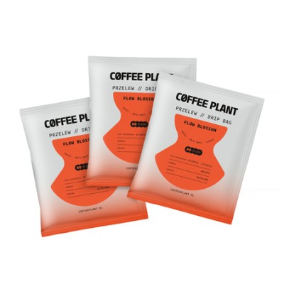 COFFEE PLANT - kawa w saszetkach Flow Blossom Drip Bag - 10 saszetek - zdjęcie 2