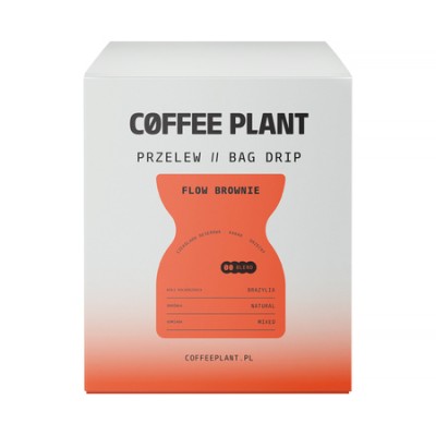 COFFEE PLANT - kawa w saszetkach Flow Brownie Drip Bag - 10 saszetek 10 g - zdjęcie 1