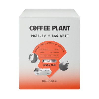 COFFEE PLANT - kawa w saszetlach Kenia Tegu Drip Bag - 10 saszetek 11 g - zdjęcie 1