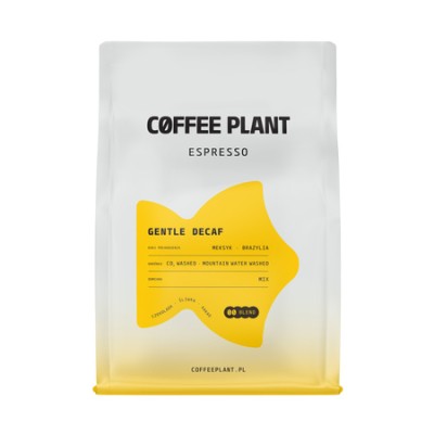 COFFEE PLANT - kawa ziarnista bezkofeinowa Gentle Decaf Espresso 250 g - zdjęcie 1