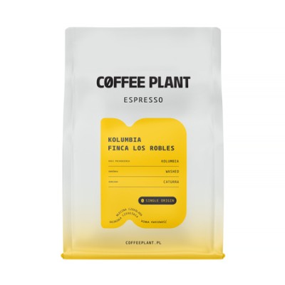 COFFEE PLANT - kawa ziarnista Kolumbia Finca Los Robles Espresso 250 g - zdjęcie 1