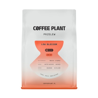 COFFEE PLANT - kawa ziarnista niskokofeinowa LOW Blossom Filter 250 g - zdjęcie 1