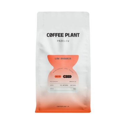 COFFEE PLANT - kawa ziarnista niskokofeinowa LOW Brownie Filter 800 g - zdjęcie 1