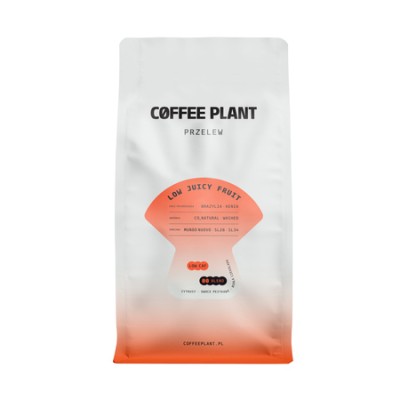 COFFEE PLANT - kawa ziarnista niskokofeinowa LOW Juicy Fruit Filter 800 g - zdjęcie 1