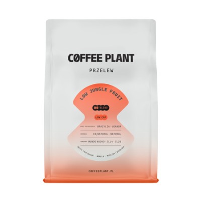 COFFEE PLANT - kawa ziarnista niskokofeinowa LOW Jungle Fruit Filter 250 g - zdjęcie 1