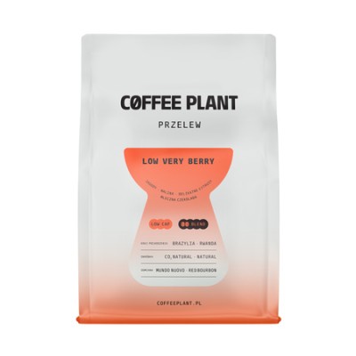 COFFEE PLANT - kawa ziarnista niskokofeinowa LOW Very Berry Filter 250 g - zdjęcie 1
