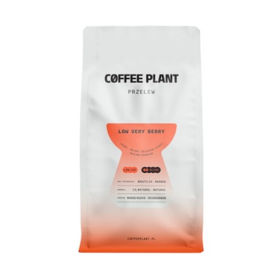 COFFEE PLANT - kawa ziarnista niskokofeinowa LOW Very Berry Filter 800 g - zdjęcie 1