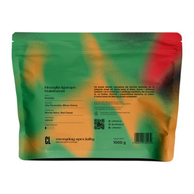 COFFEELAB - kawa ziarnista Brazylia Igarape Rainforest Espresso 1 kg - zdjęcie 2