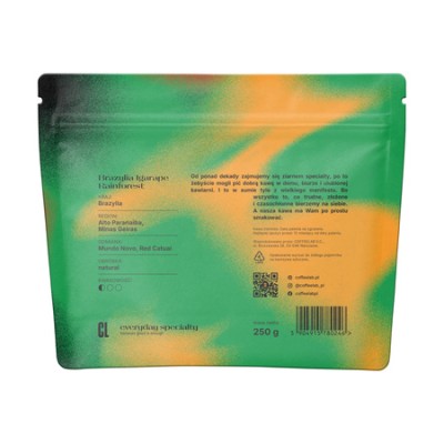 COFFEELAB - kawa ziarnista Brazylia Igarape Rainforest Espresso 250 g - zdjęcie 2