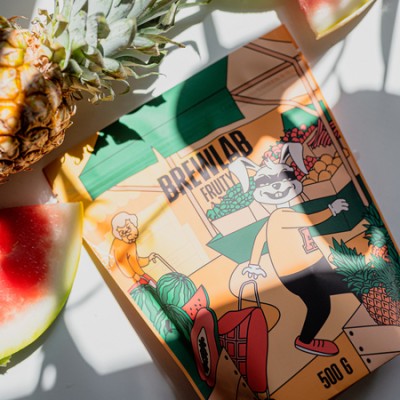COFFEELAB - kawa ziarnista Brewlab Fruity Filter 500 g - zdjęcie 4