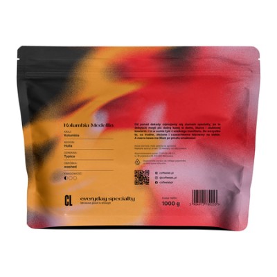 COFFEELAB - kawa ziarnista Kolumbia Medellin Washed Espresso 1 kg - zdjęcie 2