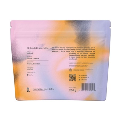 COFFEELAB - kawa ziarnista Meksyk Esmeralda Washed Espresso 250 g - zdjęcie 2