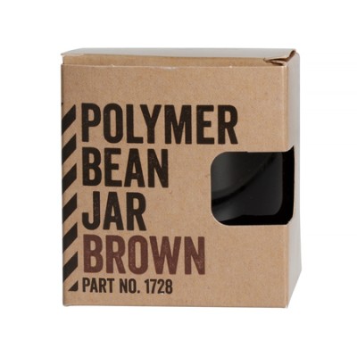 Comandante Polymer Bean Jar + lid Brown Brązowy słoik z pokrywką na zmieloną kawę - zdjęcie 2