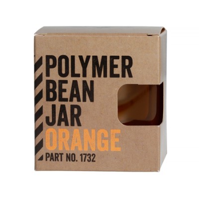 Comandante Polymer Bean Jar + lid Orange Pomarańczowy słoik z pokrywką na zmieloną kawę - zdjęcie 2