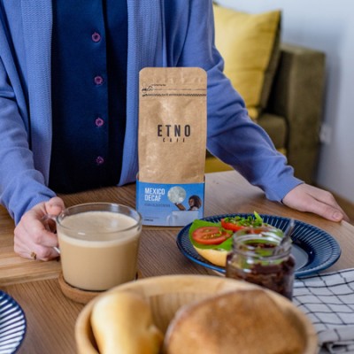 Etno Cafe - kawa ziarnista bezkofeinowa Meksyk Decaf Espresso 250 g - zdjęcie 2