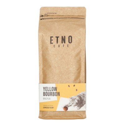 Etno Cafe - kawa ziarnista Brazil Yellow Bourbon 1 kg - zdjęcie 1