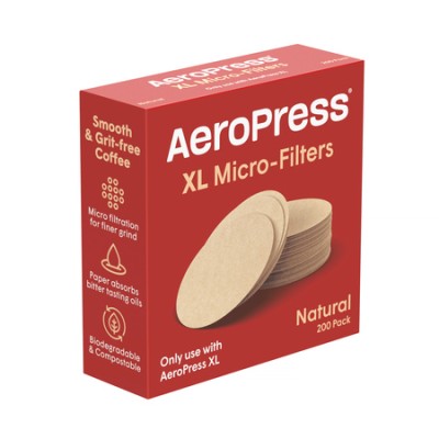 AeroPress - Filtry papierowe Natural XL 200 sztuk - zdjęcie 1