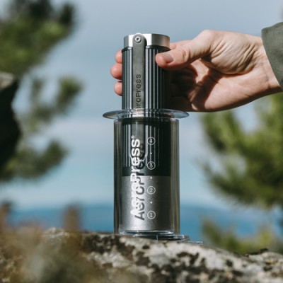 AeroPress - Młynek ręczny szary - zdjęcie 4