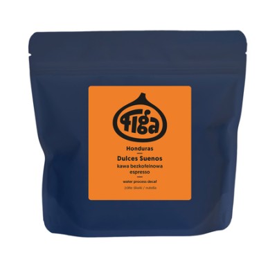Figa Coffee - kawa ziarnista bezkofeinowa Honduras Dulces Suenos Water Process Decaf Espreso 250 g - zdjęcie 1