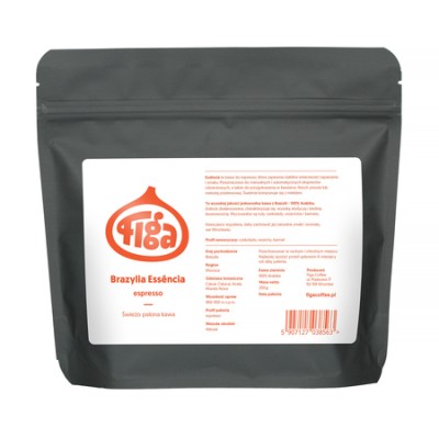 Figa Coffee - kawa ziarnista Brazylia Essencia Natural Espresso 250 g - zdjęcie 1