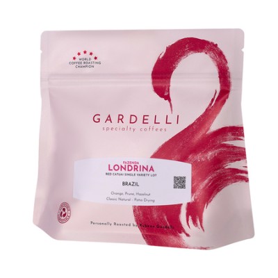 Gardelli Specialty Coffees - kawa ziarnista Brazylia Fazenda Londrina Natural Omniroast 250 g - zdjęcie 1