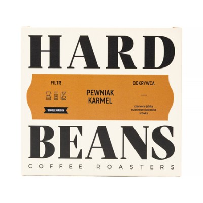Hard Beans - kawa ziarnista Brazylia Pewniak Karmel Filter 250 g - zdjęcie 1
