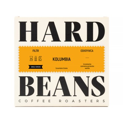 Hard Beans - kawa ziarnista Kolumbia Carambolo Estate Washed Filter 250 g - zdjęcie 1