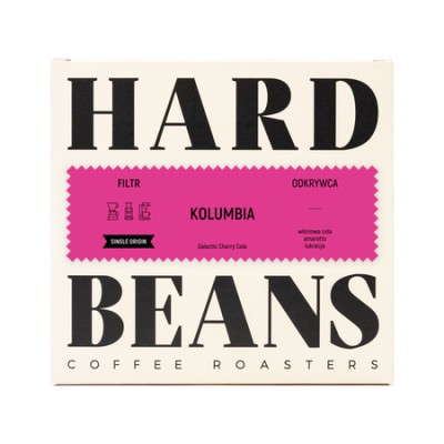 Hard Beans - kawa ziarnista Kolumbia Galactic Cherry Cola Filter 200 g - zdjęcie 1