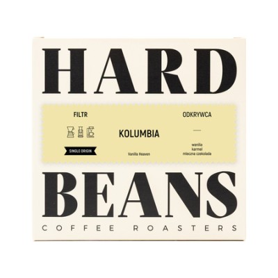 Hard Beans - kawa ziarnista Kolumbia Vanilla Heaven Filter 200 g - zdjęcie 1