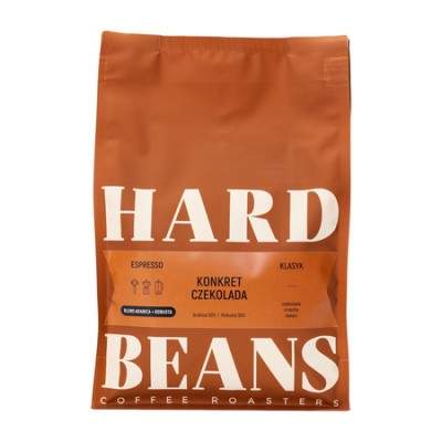Hard Beans - kawa ziarnista KONKRET CZEKOLADA Espresso 1 kg - zdjęcie 1