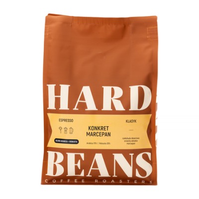 Hard Beans - kawa ziarnista Konkret Marcepan Espresso 1 kg - zdjęcie 1