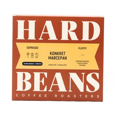 Hard Beans - kawa ziarnista Konkret Marcepan Espresso 250 g - zdjęcie 1