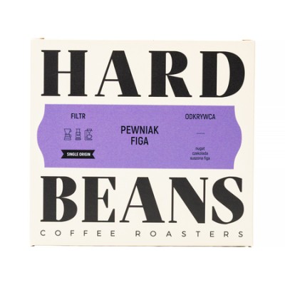 Hard Beans - kawa ziarnista Pewniak Figa Natural Filter 250 g - zdjęcie 1