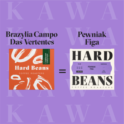Hard Beans - kawa ziarnista Pewniak Figa Natural Filter 250 g - zdjęcie 2