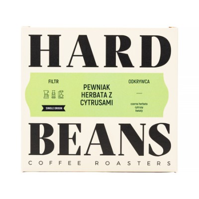 Hard Beans - kawa ziarnista Pewniak Herbata z Cytrusami Filter 250g - zdjęcie 1