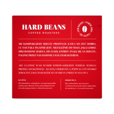 Hard Beans - kawa ziarnista Polska Parzucha 250 g - zdjęcie 2