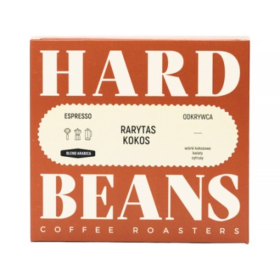 Hard Beans - kawa ziarnista RARYTAS KOKOS Espresso 250 g - zdjęcie 1