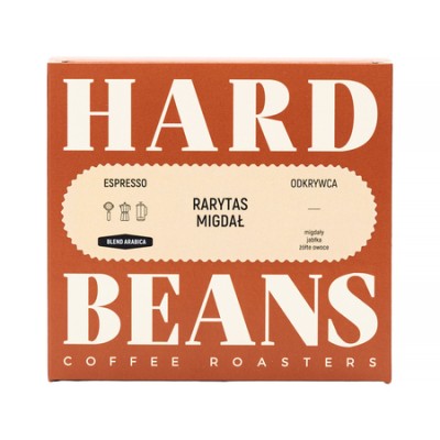 Hard Beans - kawa ziarnista RARYTAS MIGDAŁ Espresso 250 g - zdjęcie 1