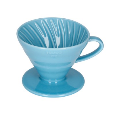 Hario - Ceramiczny Drip V60-02 Niebieski - zdjęcie 2