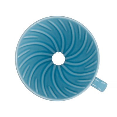 Hario - Ceramiczny Drip V60-02 Niebieski - zdjęcie 3