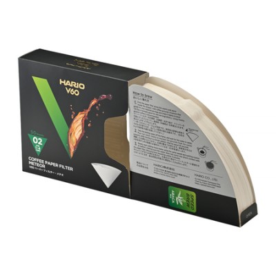 Hario - Filtry papierowe Meteor - V60-02 - 50 sztuk - zdjęcie 2