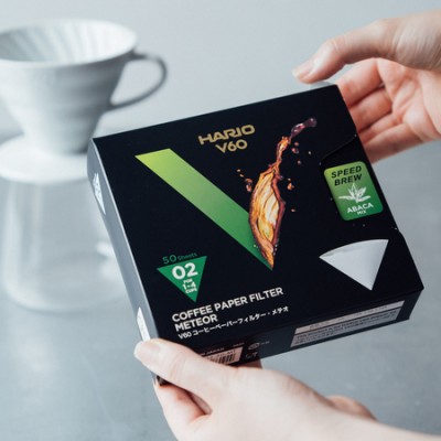 Hario - Filtry papierowe Meteor - V60-02 - 50 sztuk - zdjęcie 3