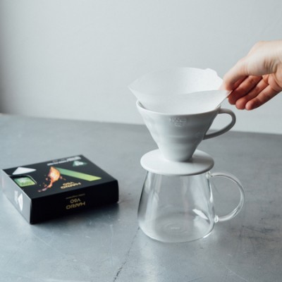 Hario - Filtry papierowe Meteor - V60-02 - 50 sztuk - zdjęcie 5