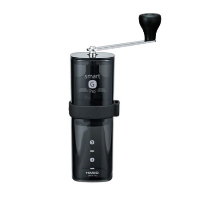 Hario - Smart G PRO Coffee Mill Przezroczysty Czarny - Młynek do kawy - zdjęcie 1