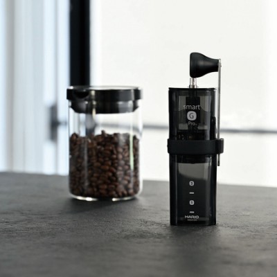 Hario - Smart G PRO Coffee Mill Przezroczysty Czarny - Młynek do kawy - zdjęcie 2